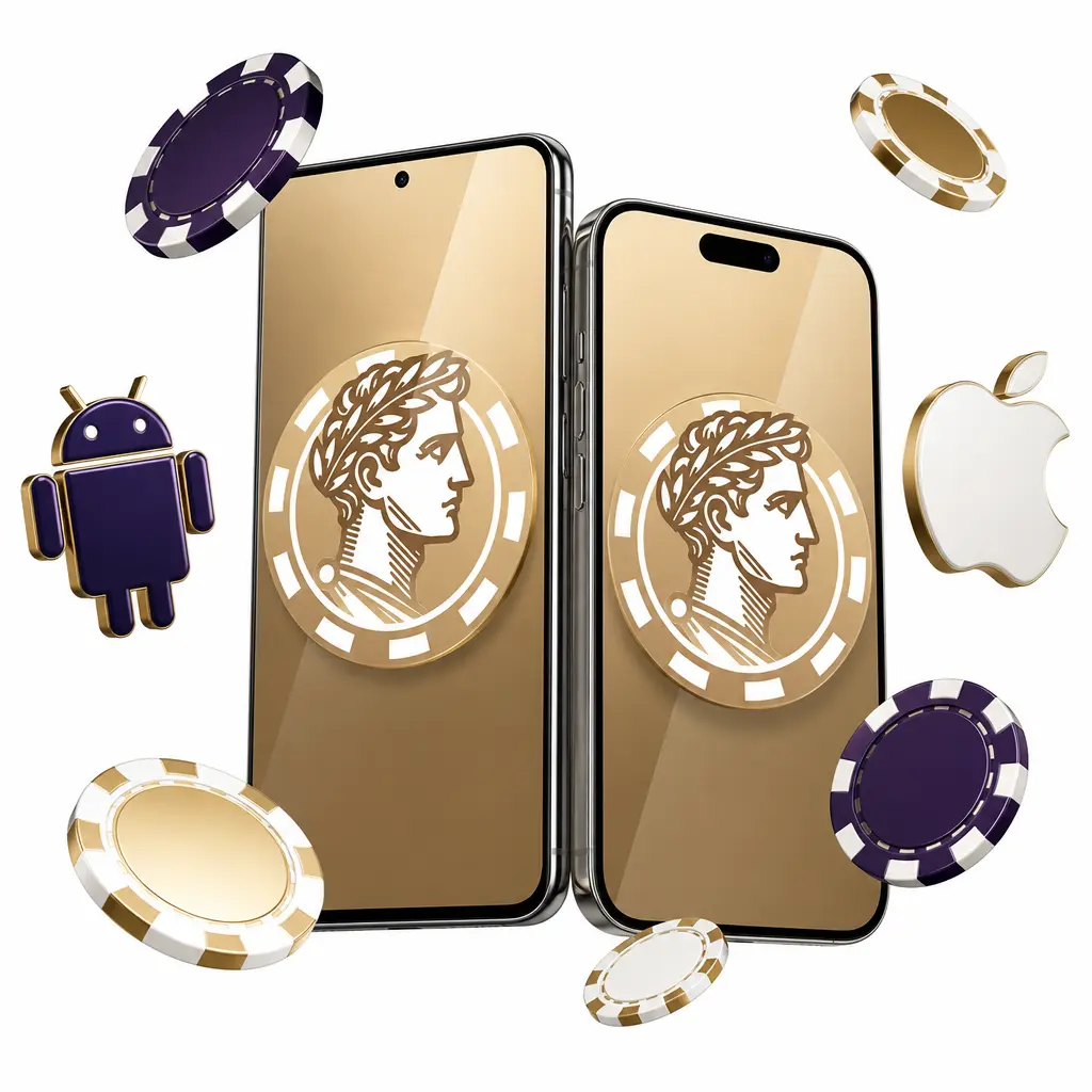 Application Julius Casino sur smartphone Android et iOS